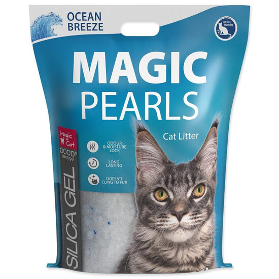Silicone litter for cat litter boxes Magic Pearl Ocean Breeze 16 l